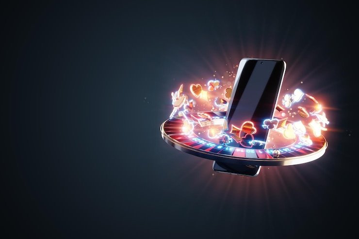Dealer live xsmb membagikan kartu Casino Hold'em dengan kartu komunal di meja profesional